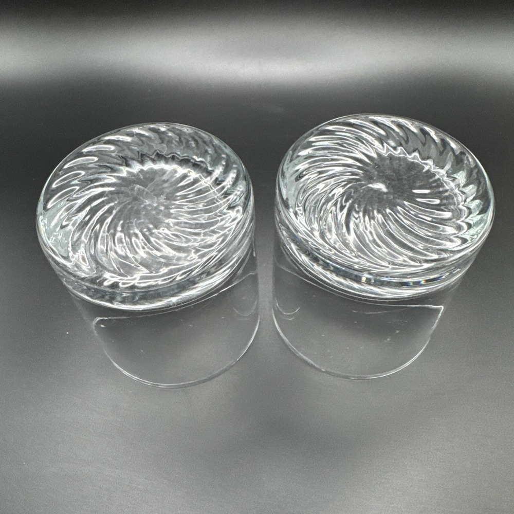 Vintage Cocktail Glasses Western Stagecoach Barware Whisky Lowball Set 2 3.5" - Picture 5 of 6